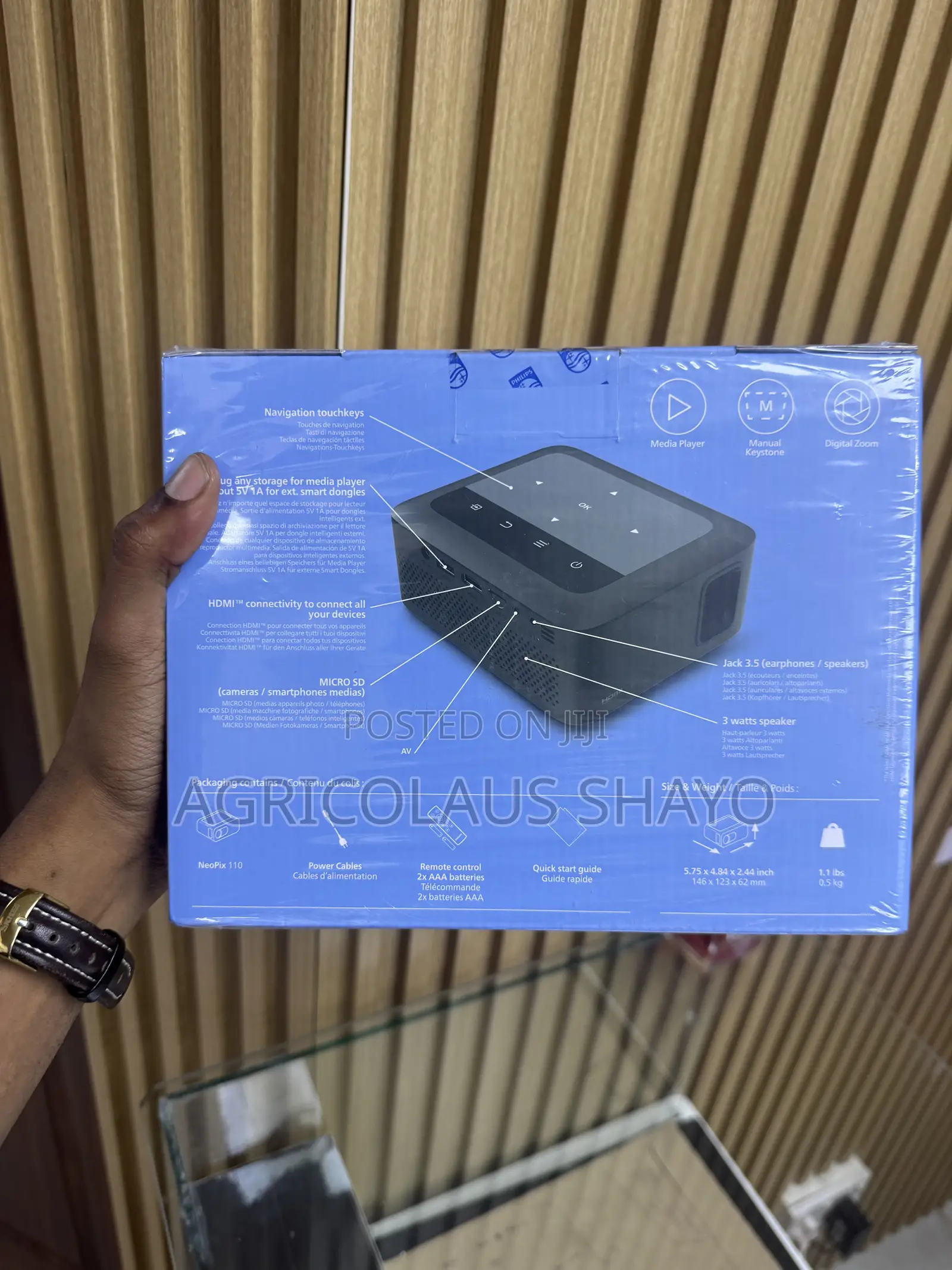 Philips NeoPix 110 Home Projector – Brand New (Sealed Box) U