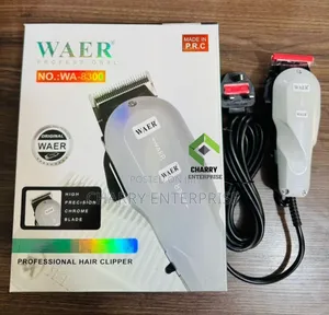 Professional WAER Corded Electric Hair Clipper Mashine Ya Kunyolea