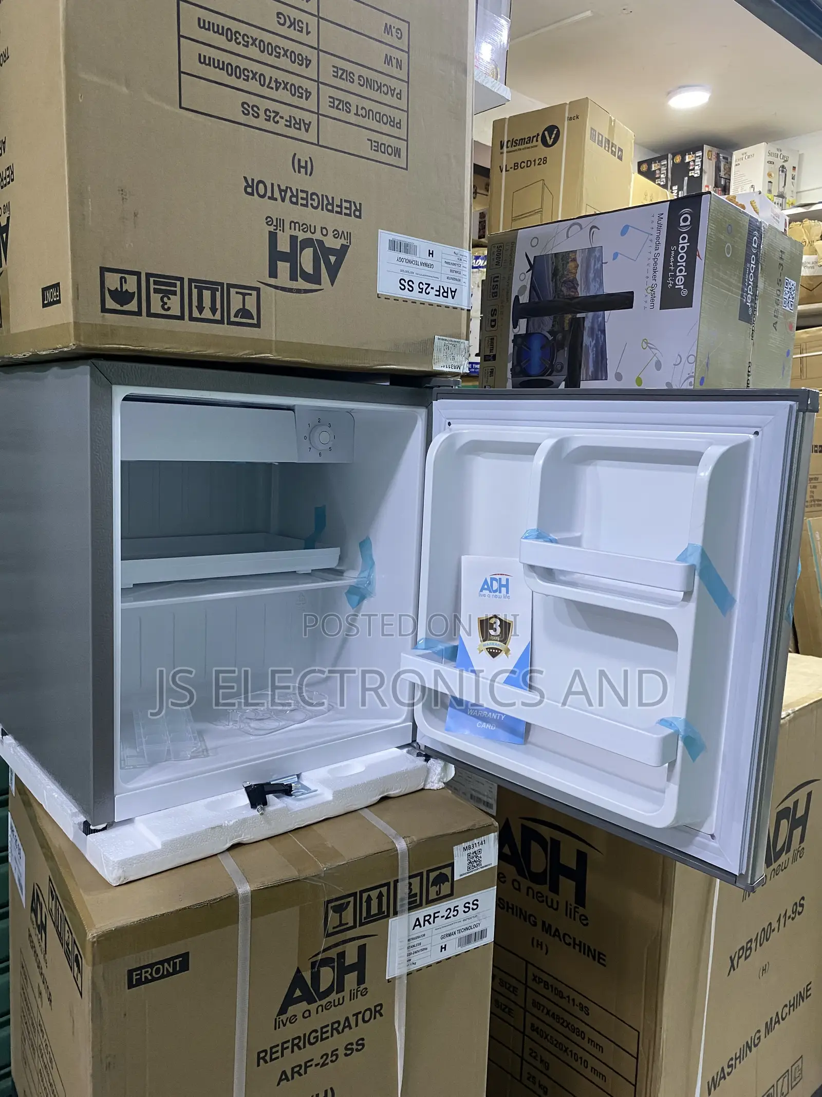 Adh Min Fridge Liter 50 Single Door Three Years Warranty
