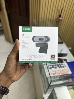 UGREEN at 30FPS USB HD Webcam (Built-in Privacy Cover Dual Mic)