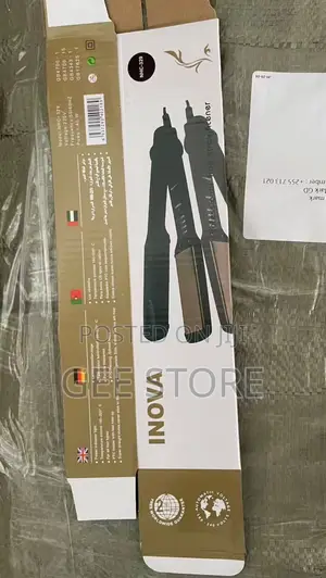 INOVA Professional Hair Straightener (Model: NHC-329).