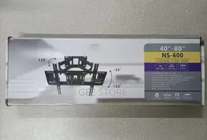 NS-600 Full Motion TV Wall Mount Brackefor Screens 40-80 Inches.