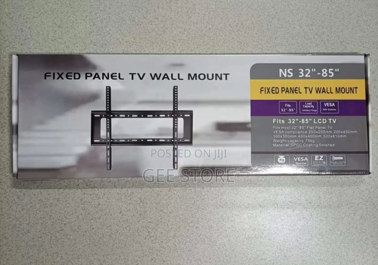 NS 32"-85" Fixed Panel TV Wall Mount