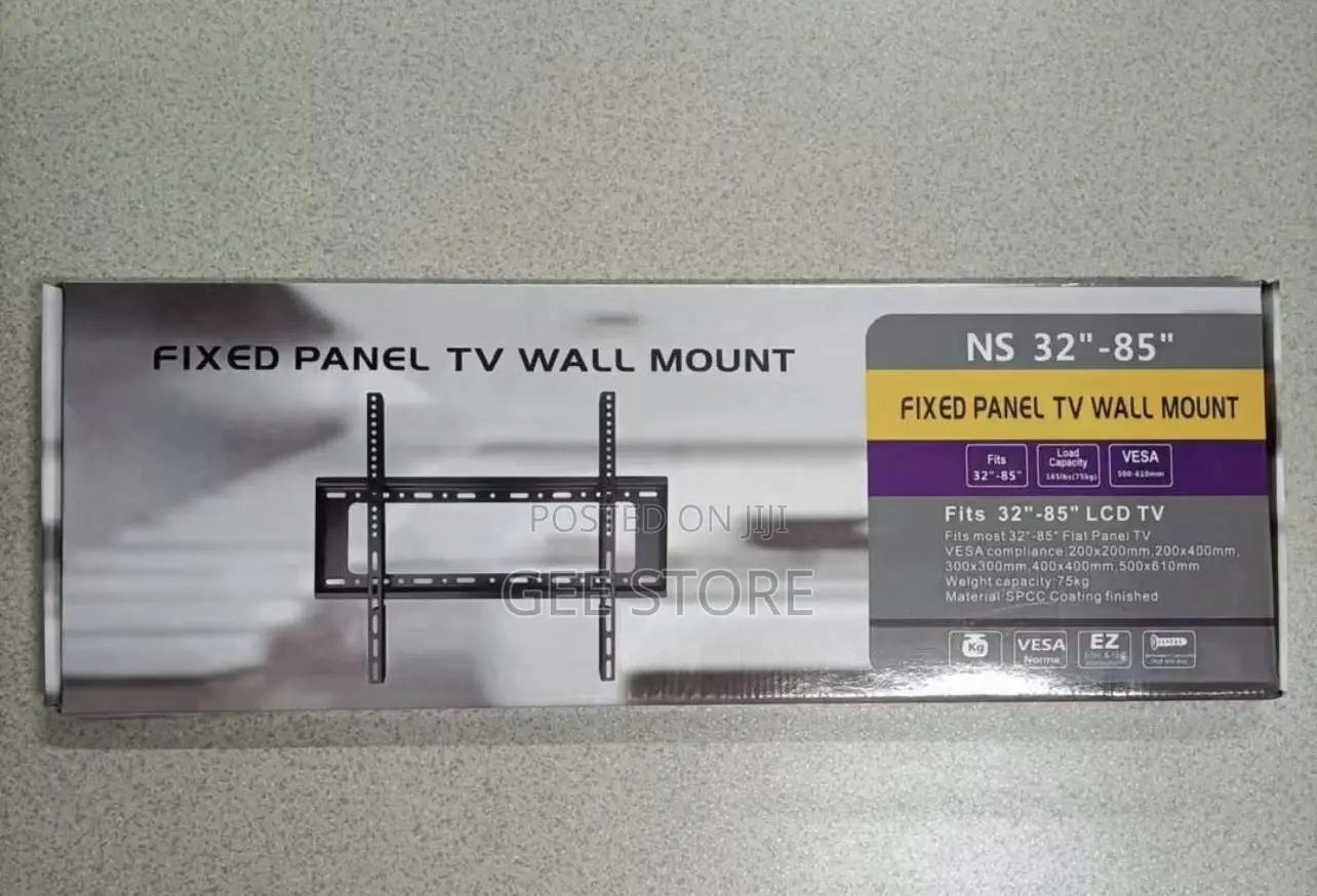 NS 32"-85" Fixed Panel TV Wall Mount