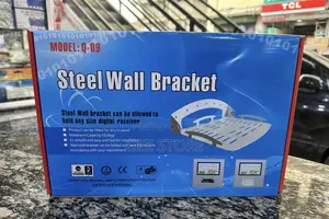 Universal Steel Wall Mount Bracket for TVs and Receivers, Model Q-09