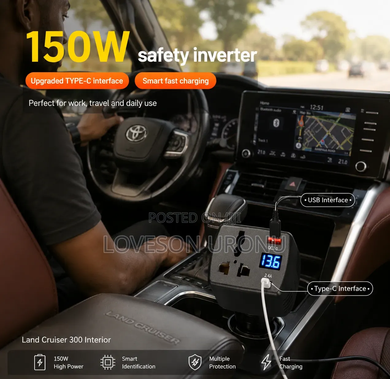 Inverter 150w Car Super Car Charger