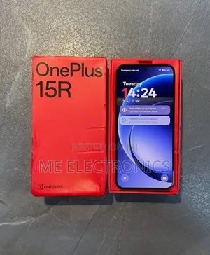 New OnePlus 15R 256 GB Black