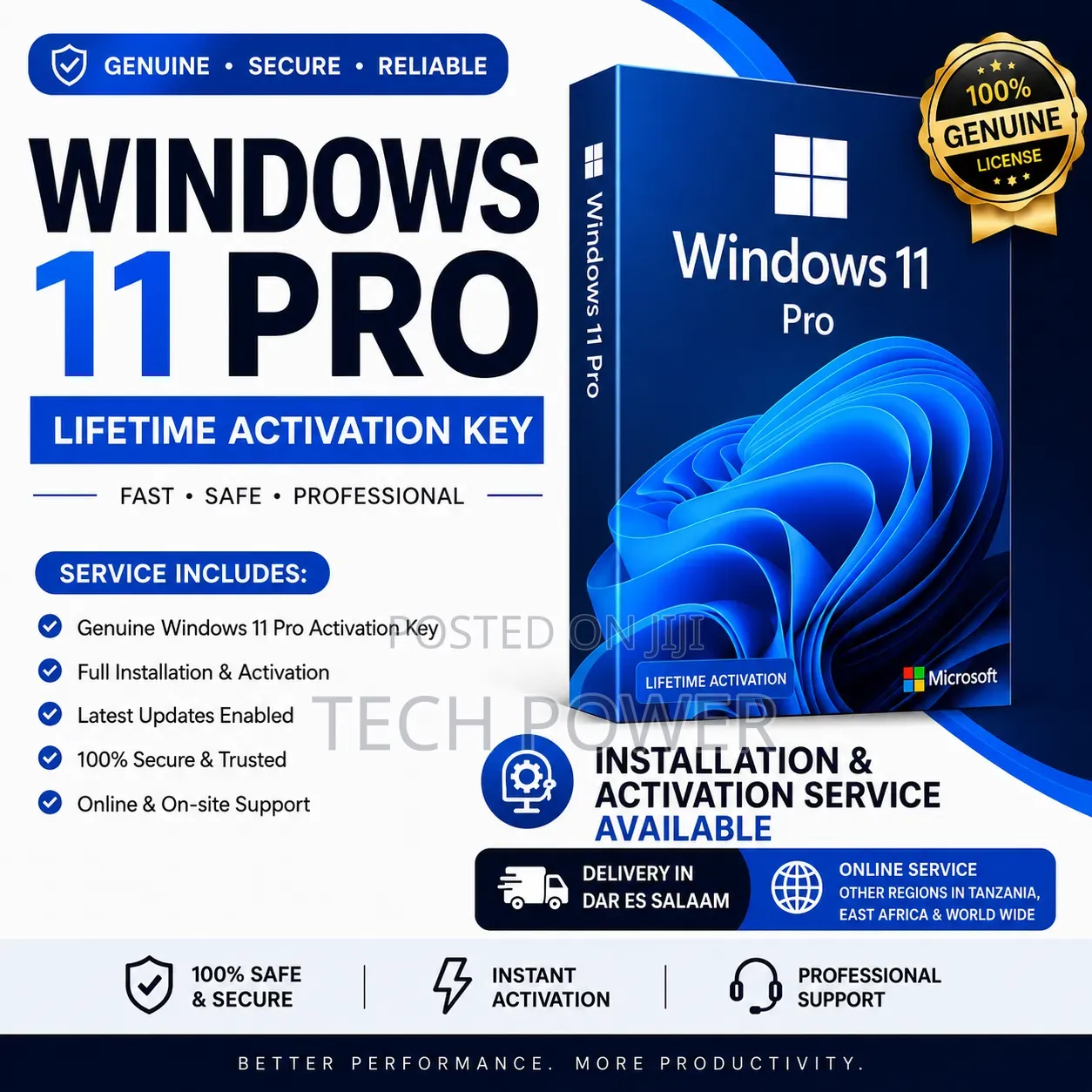 Windows 11 Pro Activation Key Genuine 1 User | Original License