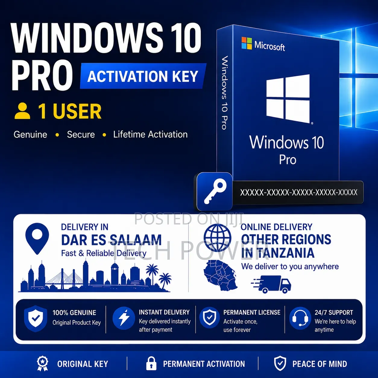 Windows 10 Pro Activation Key Genuine 1 User | Original License