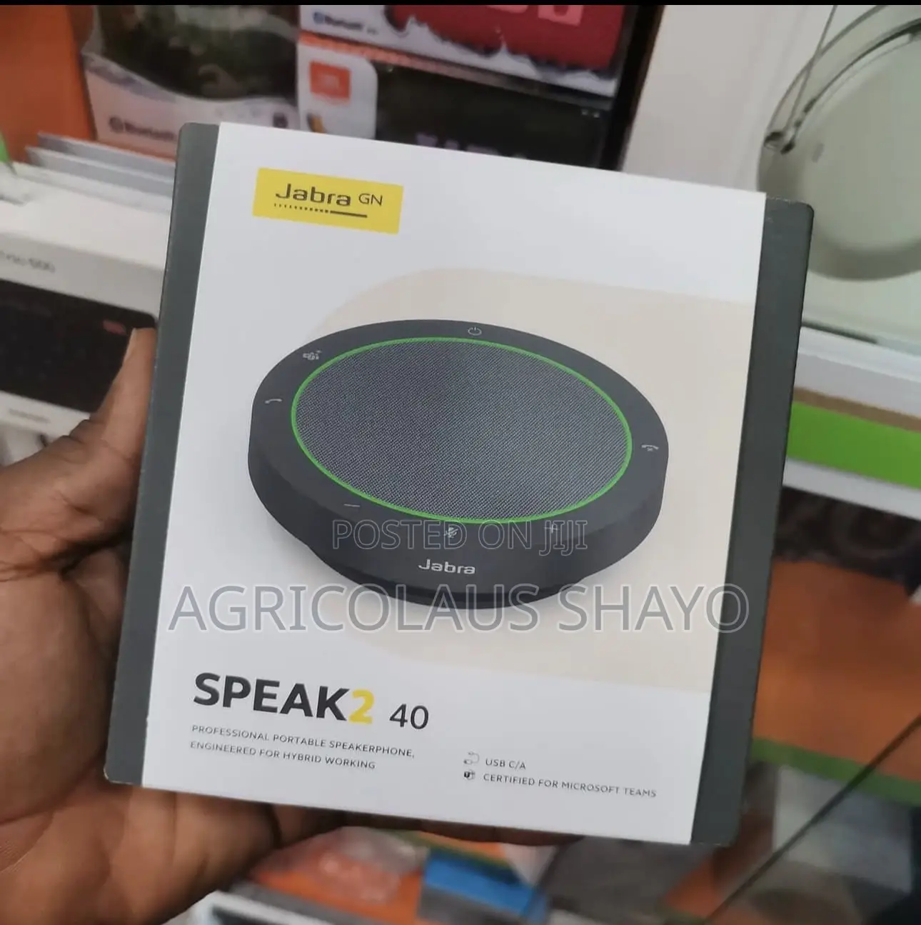 Jabra Speak2 40 Professional Wired Speakerphone (USB-C USB-A)
