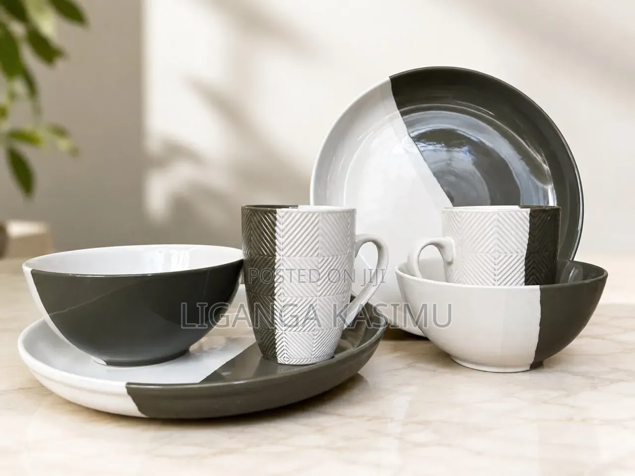 Dinner Set Double Coloured PC 16