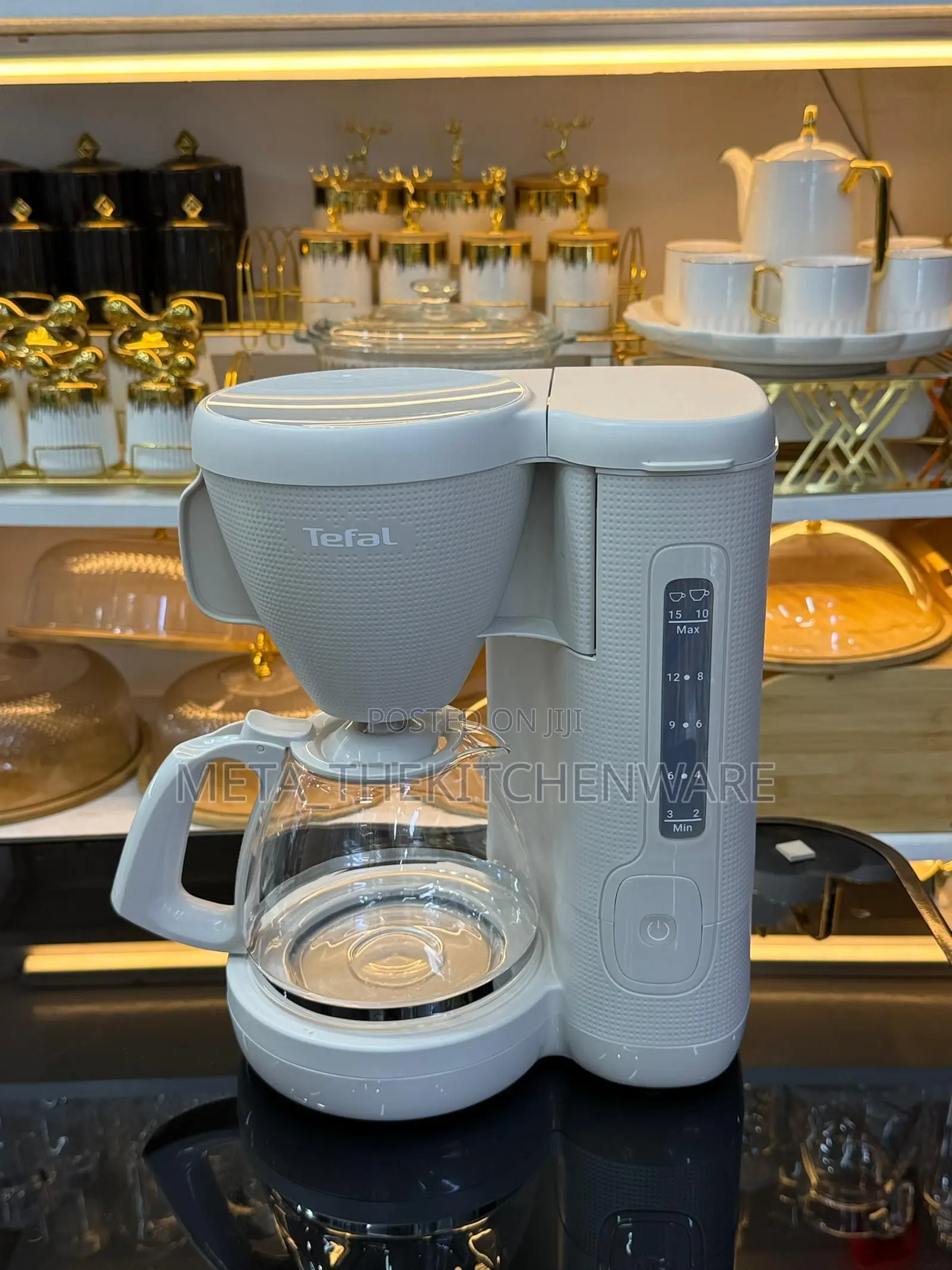 Tefal Coffee Maker With Permanent Filter, 8-10 Cups, 1.25L CM2M1B27