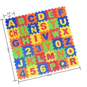Play Mats 36pcs 9cm Number Alphabet Puzzle Foam