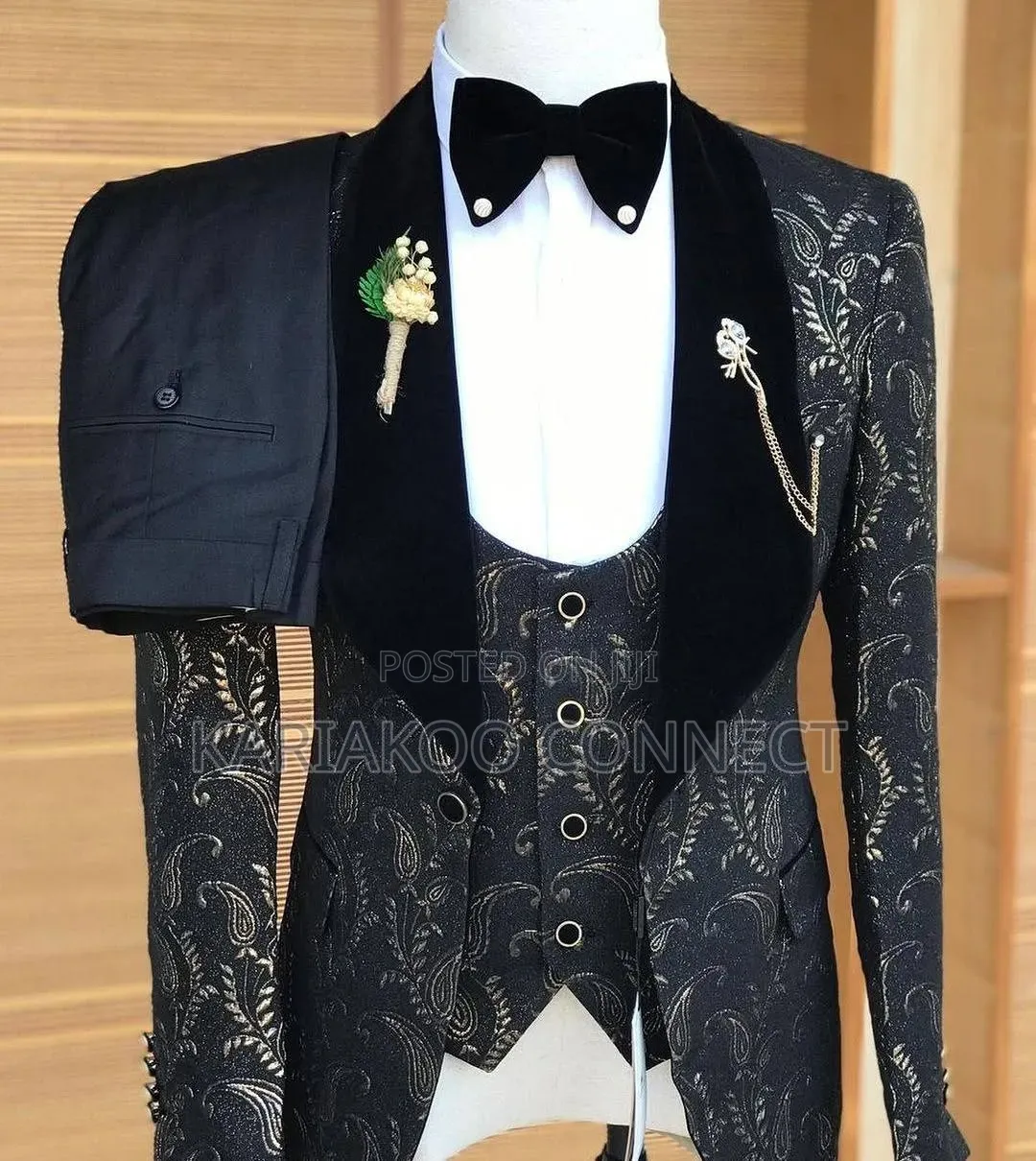 Wedding Classic Black Suit