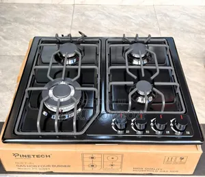 *PINETECH GAS STOVE Model; PT-B1004 4 Gas Burners Stainless Steel