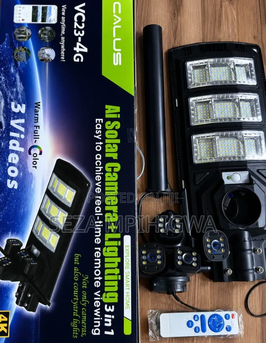 *Calus Solar 4g Camera + Lighting* Model:- *Vc23-4g