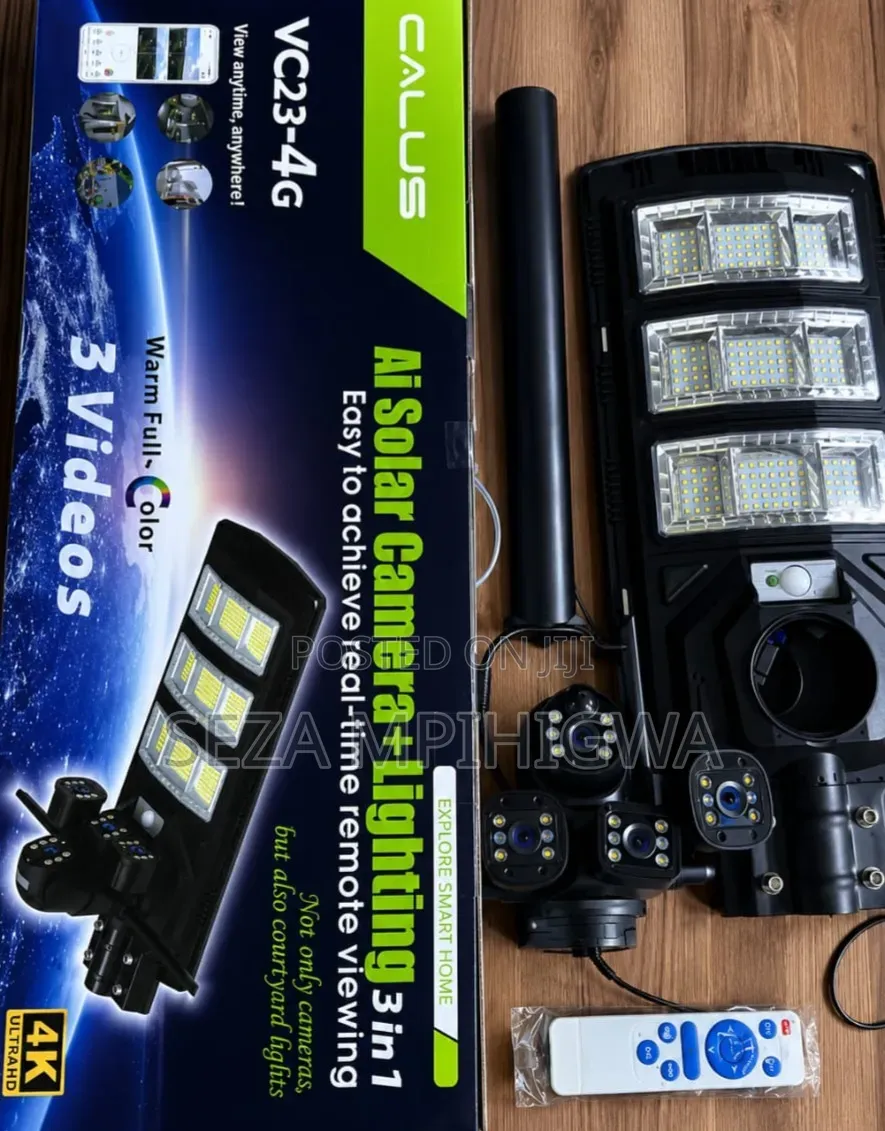 *Calus Solar 4g Camera + Lighting* Model:- *Vc23-4g