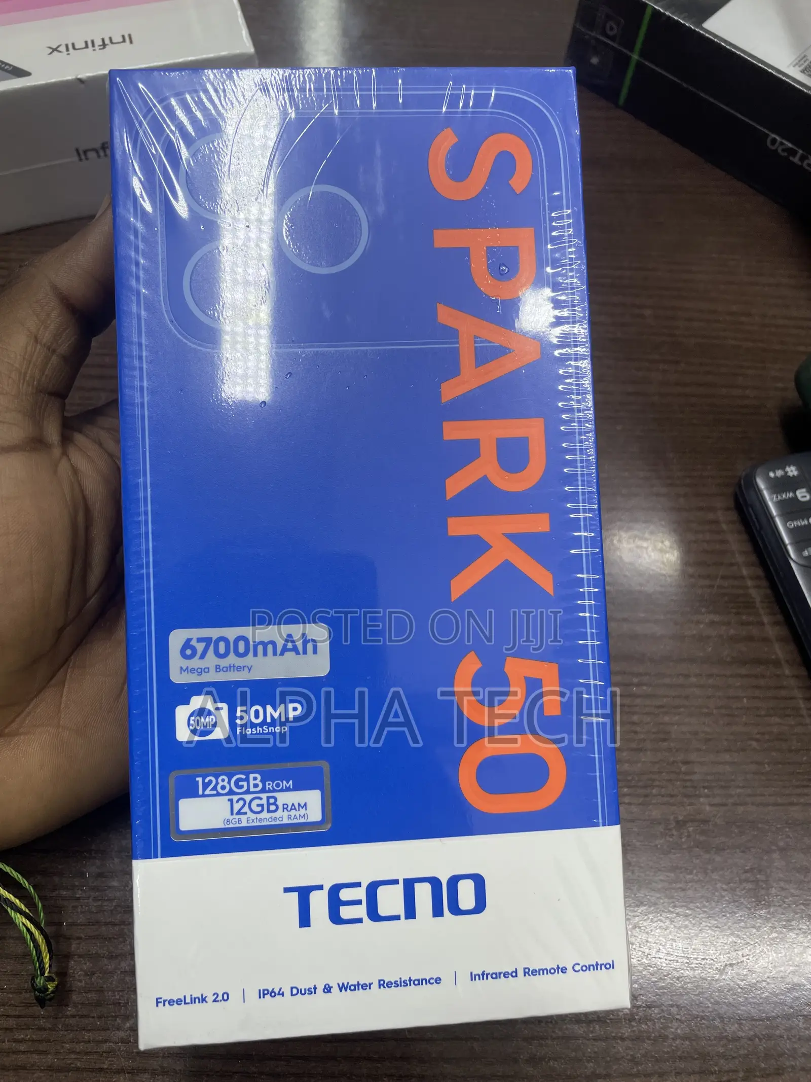 New Tecno Spark 50 128 GB Black