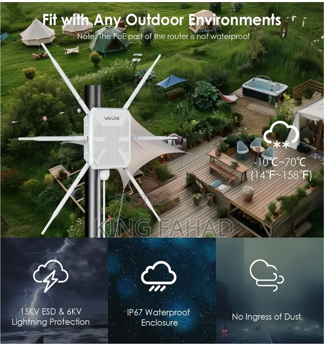 Ax3000 Wi-Fi 6 Outdoor Access Point