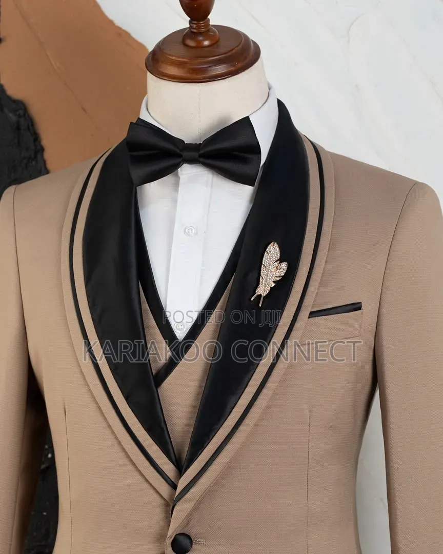 Vip Groom Brown Suit