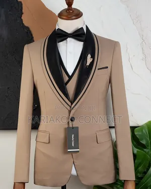 Vip Groom Brown Suit