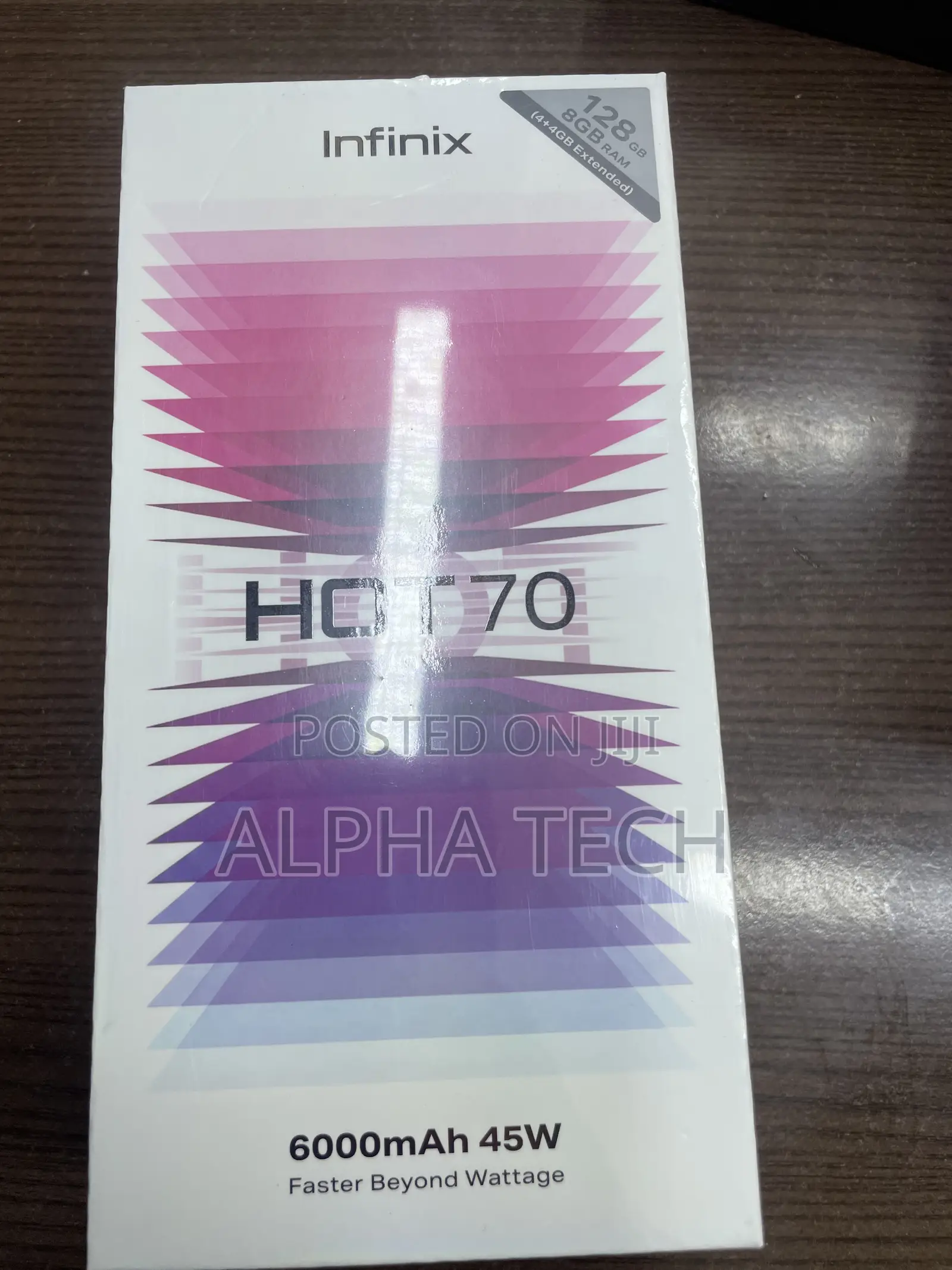 New Infinix Hot 70 128 GB Black