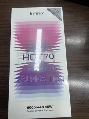 New Infinix Hot 70 128 GB Black