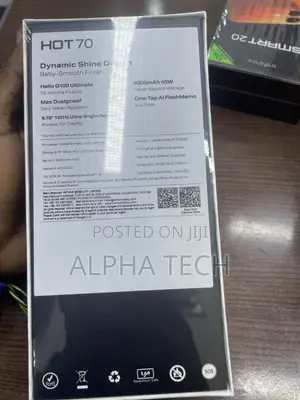 New Infinix Hot 70 128 GB Black
