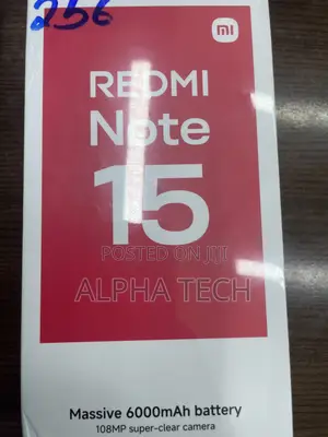 New Xiaomi Redmi Note 15 128 GB Black