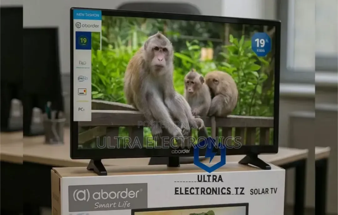 ABORDER TV 19 Inch Picha Nzuri Inayovutia Kioo Imara