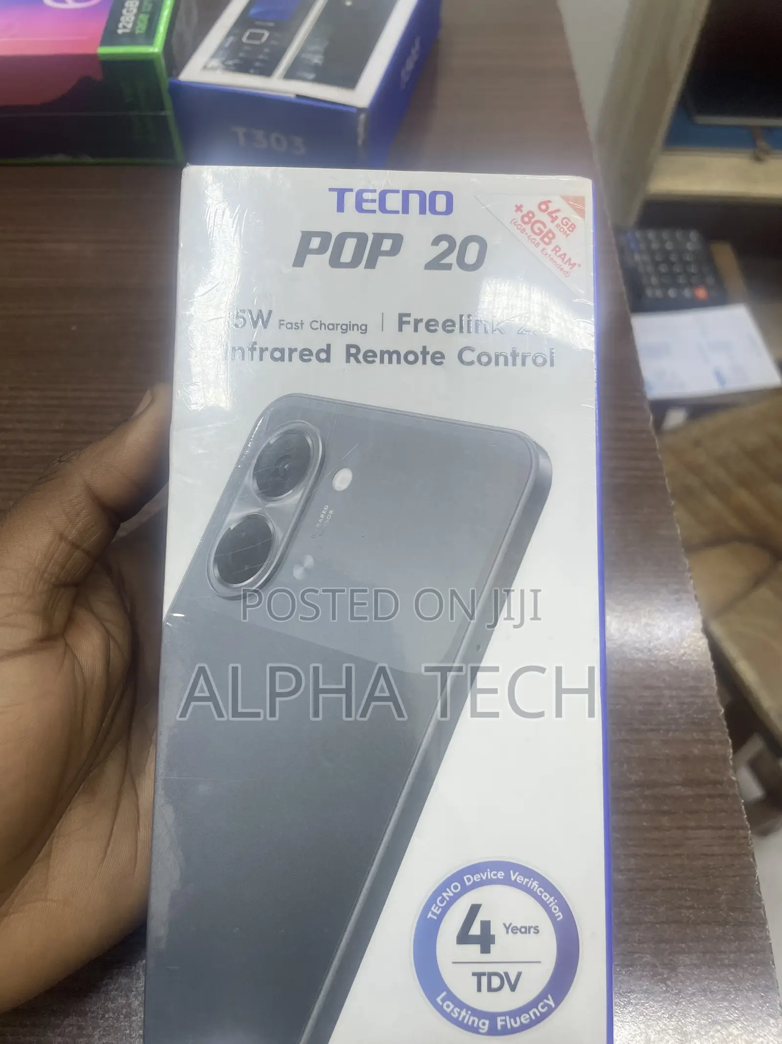 New Tecno Pop 20 64 GB Black