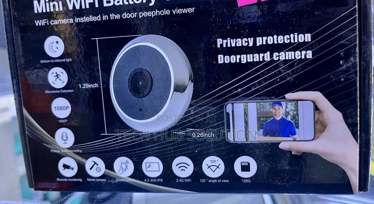 Mini WiFi Door Camera Wireless Security Camera