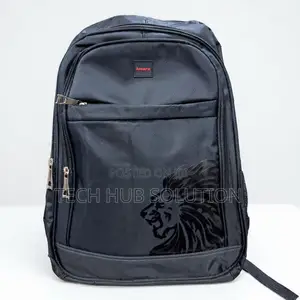 Imara Simba Black Backpack