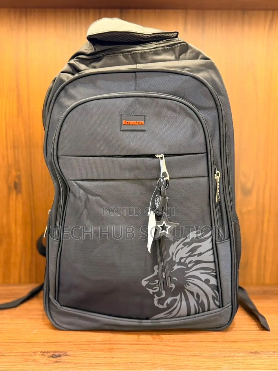 Imara Simba Beige Backpack