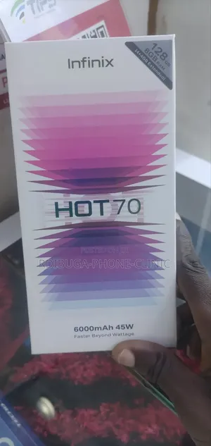 New Infinix Hot 70 128 GB Gray