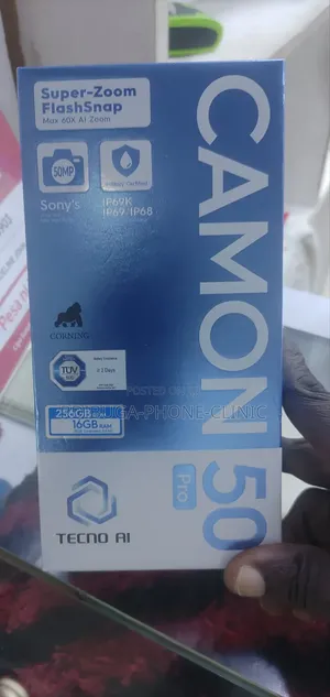 New Tecno Camon 50 Pro 256 GB Gray