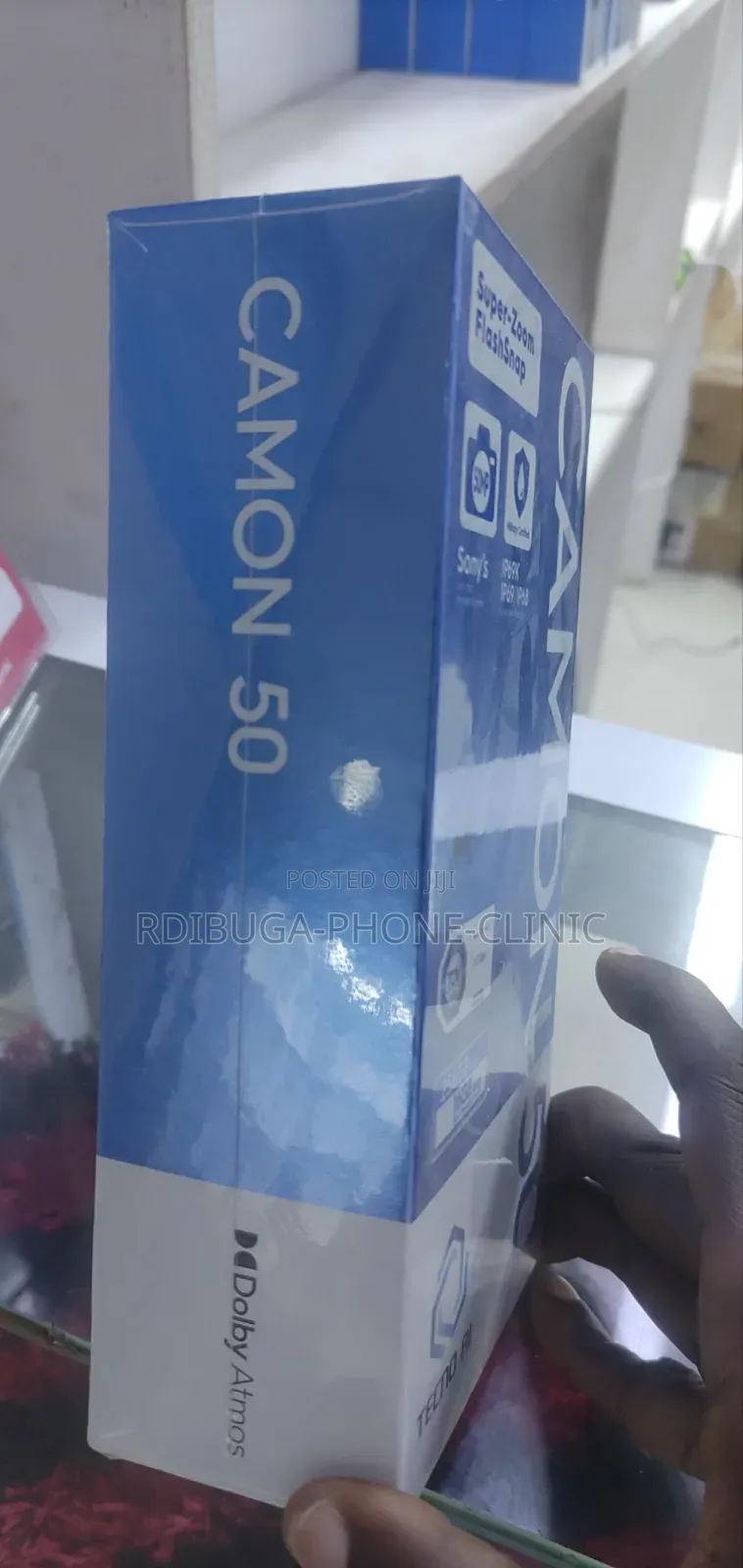 New Tecno Camon 50 256 GB Black
