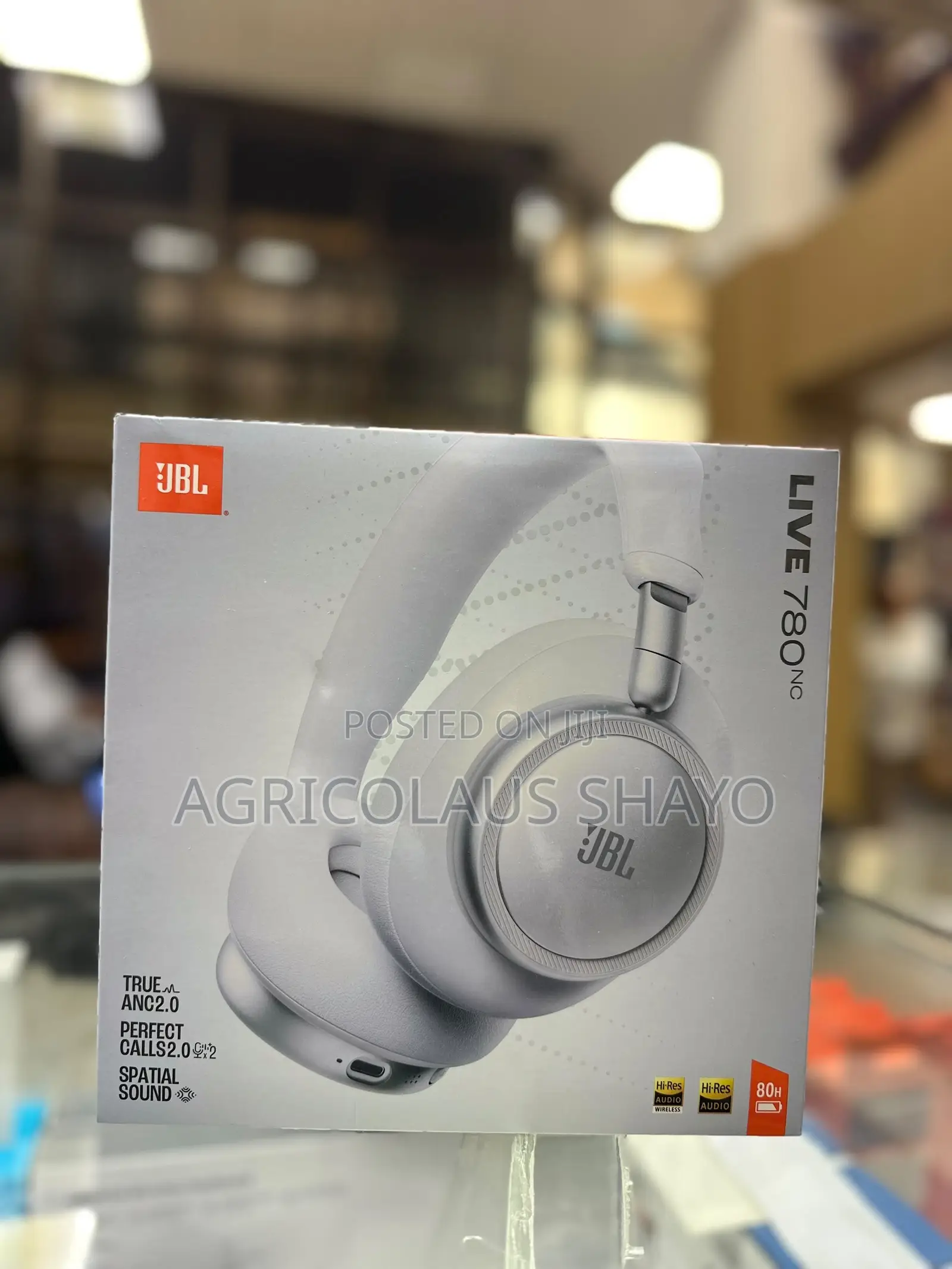 JBL Live 770NC Wireless Over-Ear Noise-Cancelling Headphones