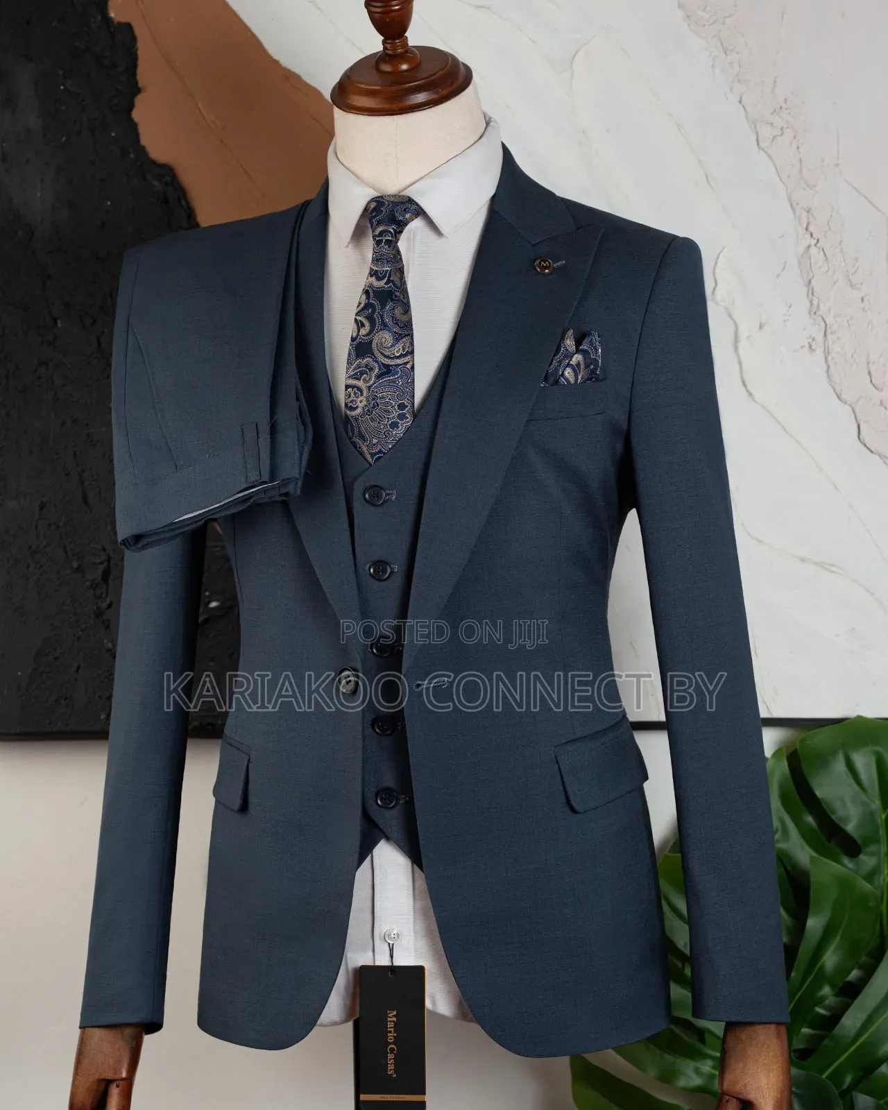 ​Mario Casas Luxury Men's Slim Fit Suit