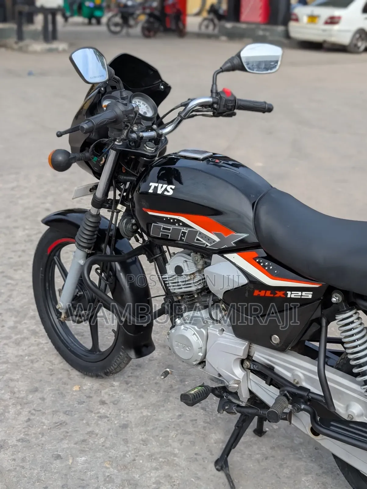 TVS HLX 125 2025 Black