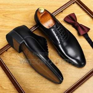 2 Colours Black and Brown Colours Men's Leather Footwears or Shoes