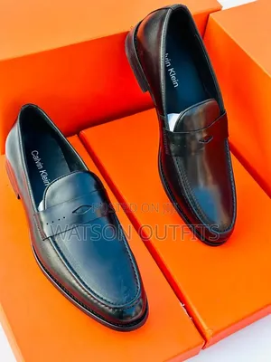 Ck Calvin KLEIN Brand 3 Colours Men's Leather Shoes
