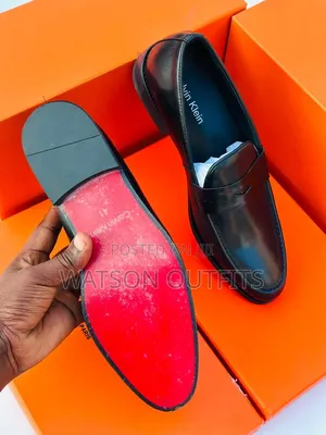 Ck Calvin KLEIN Brand 3 Colours Men's Leather Shoes