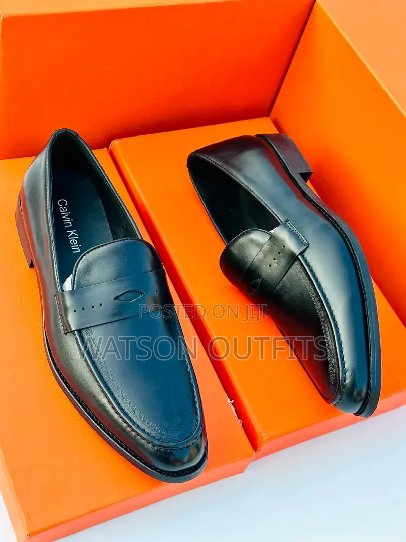 Ck Calvin KLEIN Brand 3 Colours Men's Leather Shoes