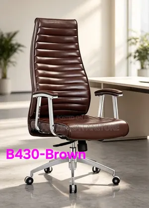 White Brown Executive Chair