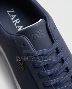 Minimalist Navy Blue Zara Sneakers