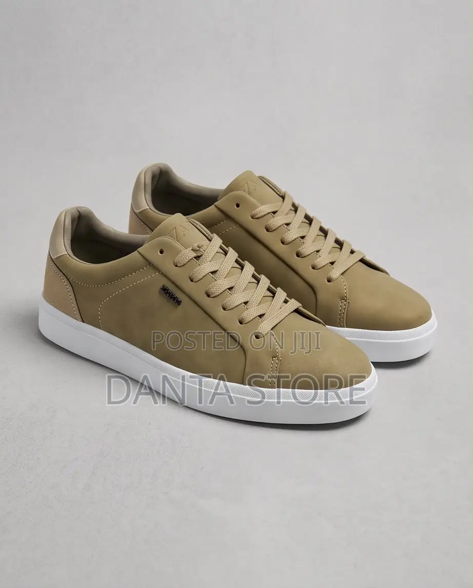Minimalist Brown Zara Sneakers
