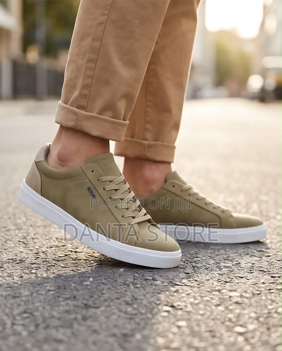 Minimalist Brown Zara Sneakers