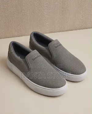 Timberland Slip-on Leather Sneakers Gray