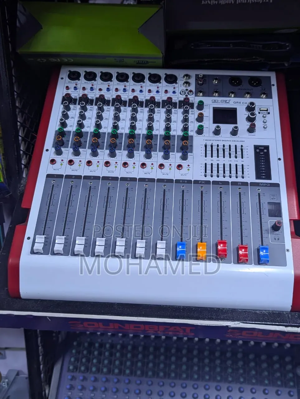 Soundbeat Qr8 Ch Audio Mixer
